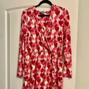 Super cute, soft comfortable, pull on dress. Perfect for date night for real!